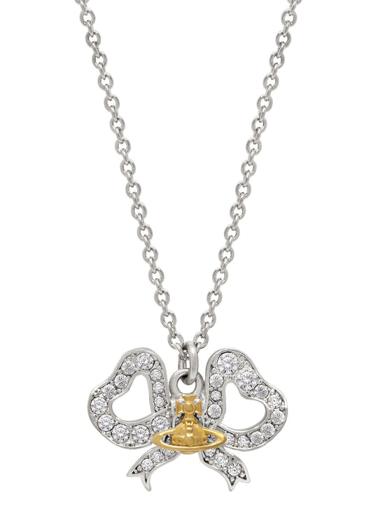 Vivienne Westwood Rigoberta Bow Pendant Necklace 630203H3-02P580-