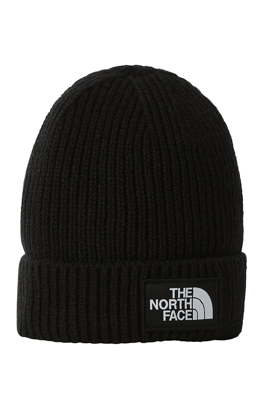 Men's The North Face Black Logo Box Cuffed Beanie