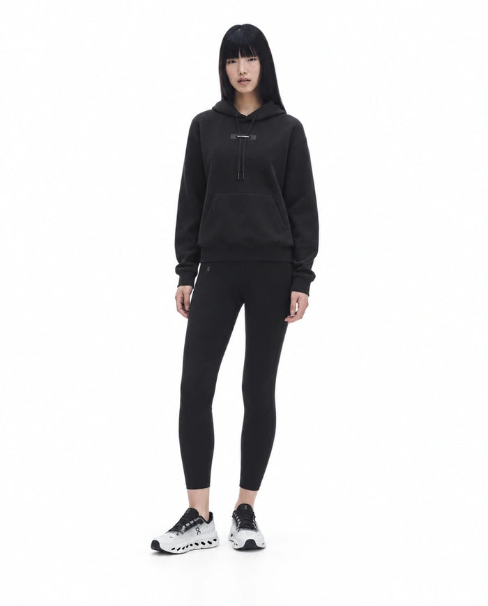 Women's On Running Black Focus Tech Hoodie & Performance Tights Set