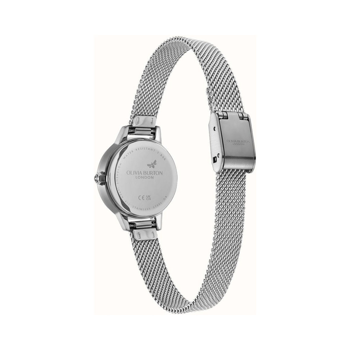 Olivia Burton Ladies Mini Classic Turquoise Dial Mesh Bracelet Watch Stainless Steel by Olivia Burton