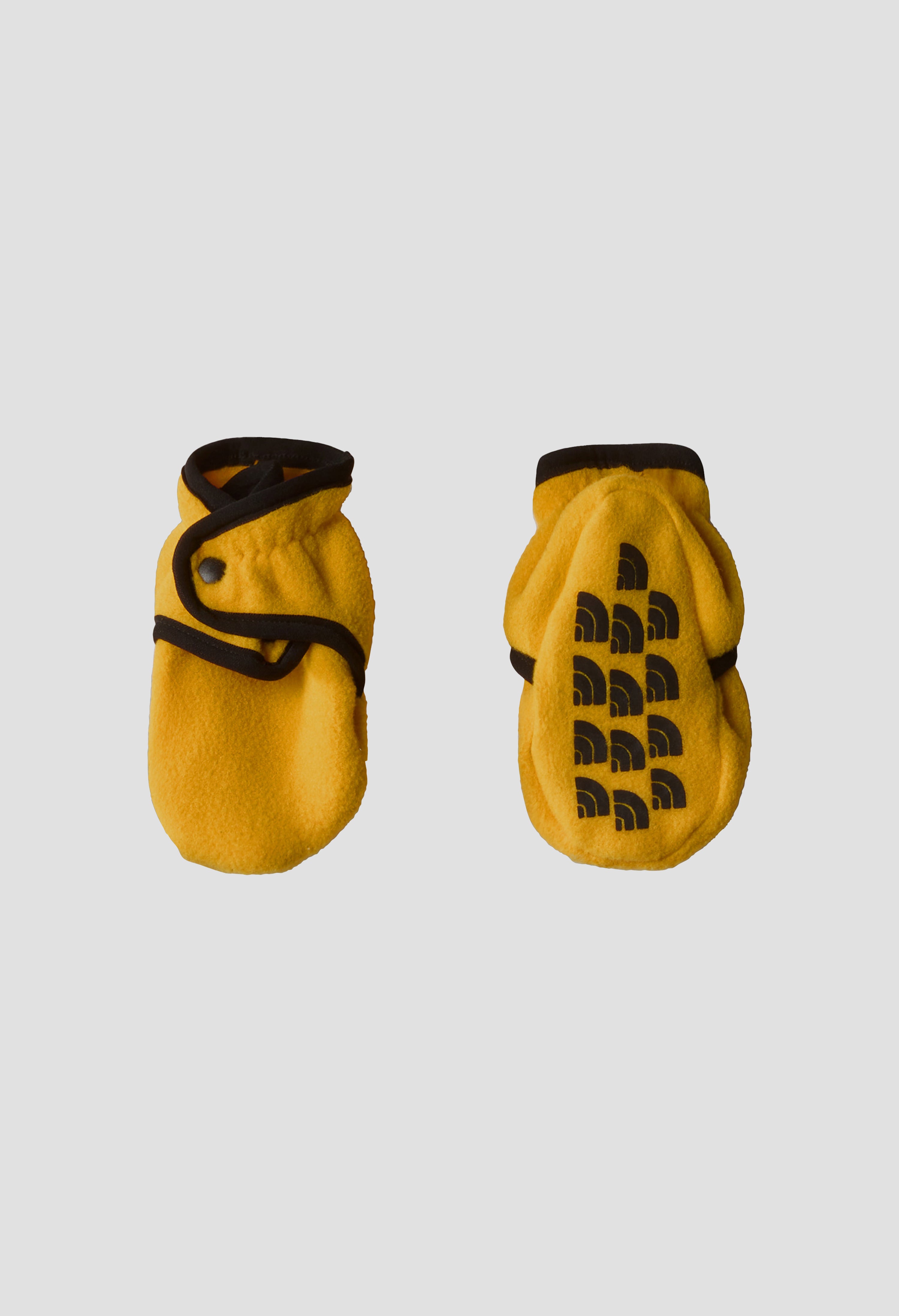 Baby The North Face Yellow Denali One Piece Set — view 2