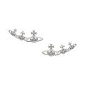 Vivienne Westwood Crystal Candy Earrings, platinum plated silver, from Vivienne Westwood, OD’s Jewellers St Helens