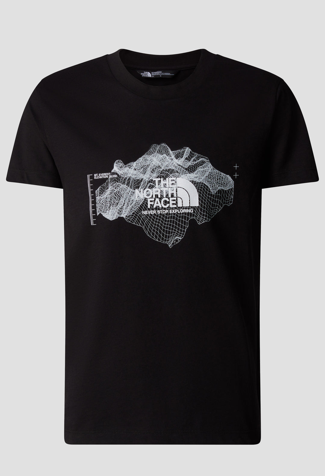 Boy's The North Face Black Topographic T Shirt