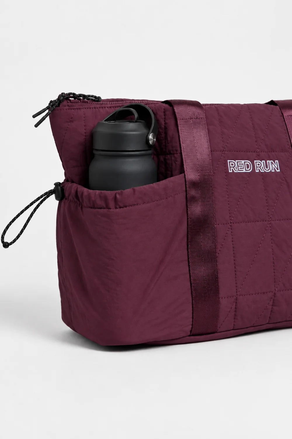 Women's Red Run Activewear Dark Cherry Nylon Tote Bag