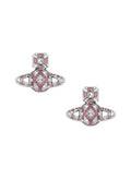 Vivienne Westwood Rachelle Dark Rose Bas Relief Earrings 6201038Q-02P788-