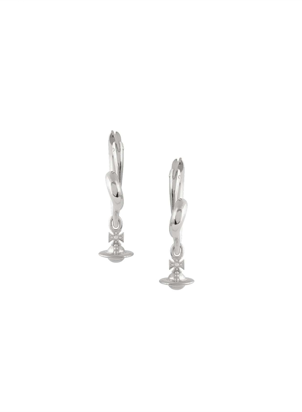 Vivienne Westwood Emily Heart Hoop Earring 62020173-02P019- — view 2