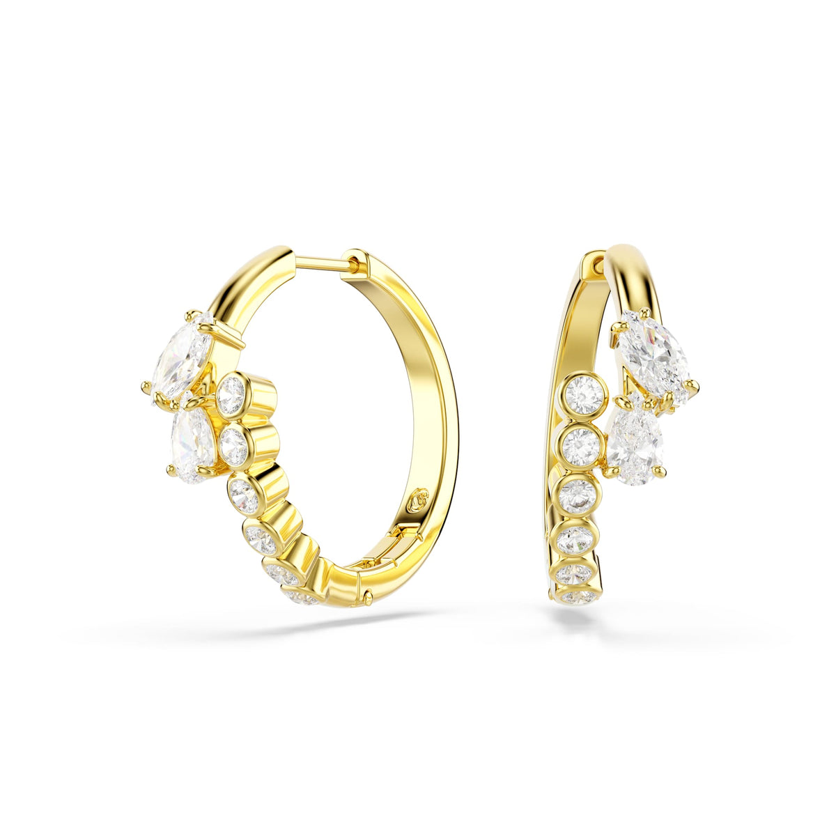 Swarovski Mesmera Mixed Cuts Hoop Earrings 5761975