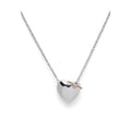 The Olivia Burton Knot Heart Necklace, a silver stainless steel necklace from Olivia Burton, available at OD’s Jewellers in St Helens.