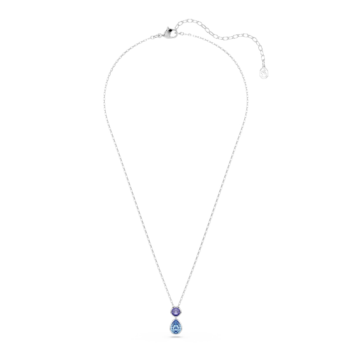 Swarovski Chroma Mixed Cuts Multicoloured Reversible Necklace — view 2