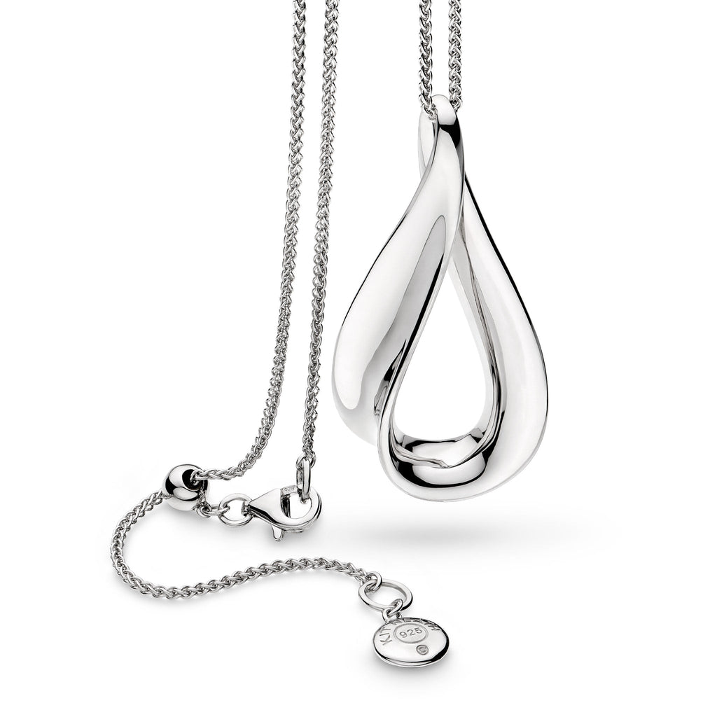 Kit Heath Serenity Grande Slider Necklace Silver by Kit Heath