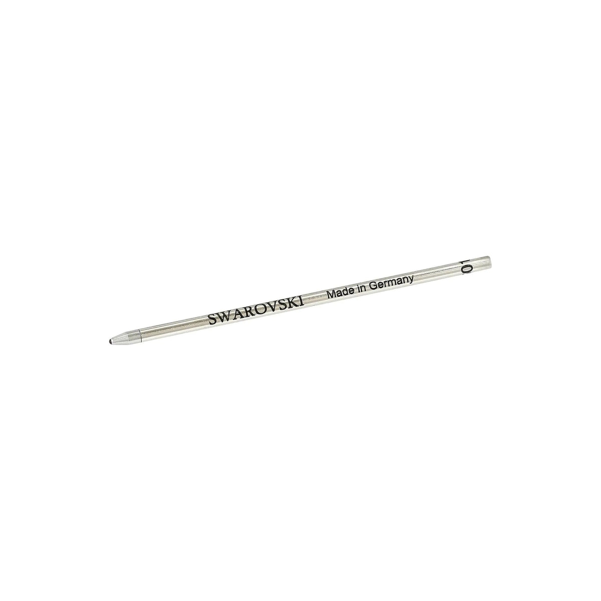 Swarovski pen refill, black ink, for ballpoint pens. "Made in Germany" text on refill.