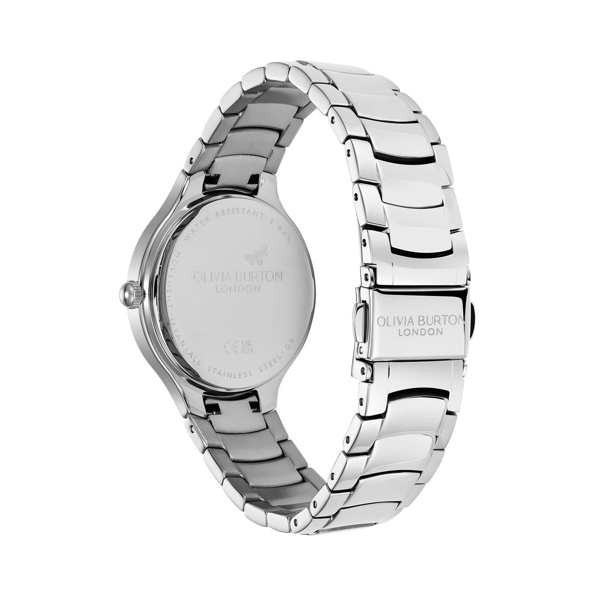 Olivia Burton Ladies Modern Classics Lea Blush Pink Dial Bracelet Watch Stainless Steel by Olivia Burton