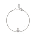 The Reina CZ Bracelet, a platinum-plated metal bracelet from Vivienne Westwood, available at OD’s Jewellers in St Helens.