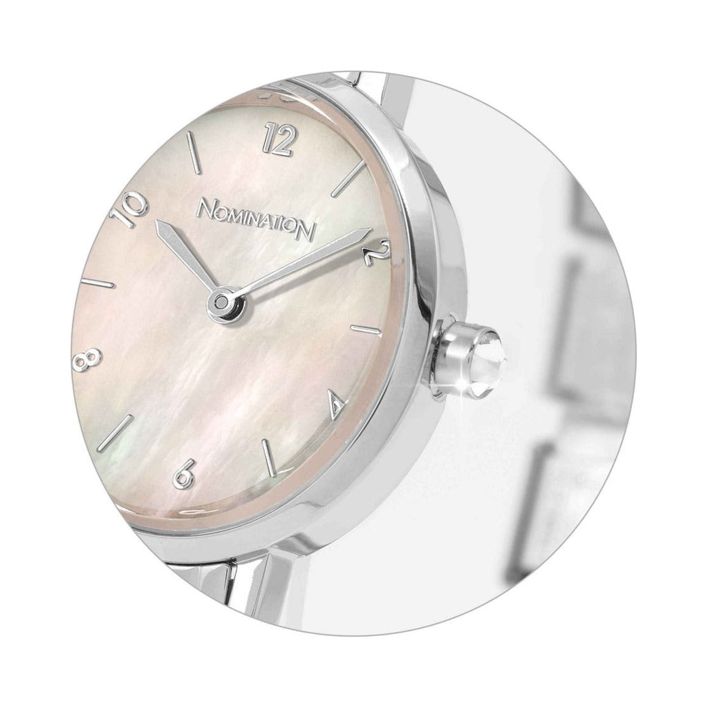 Nomination Paris Oval Pink Mother Of Pearl Dial Bracelet Watch 0760398/009