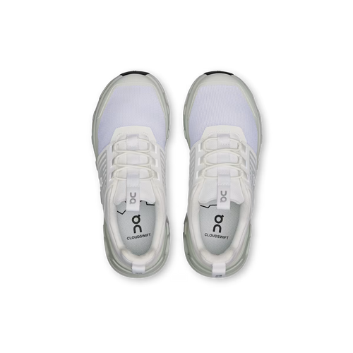 Unisex On Running  All White Cloudswift Kids Trainers — view 2
