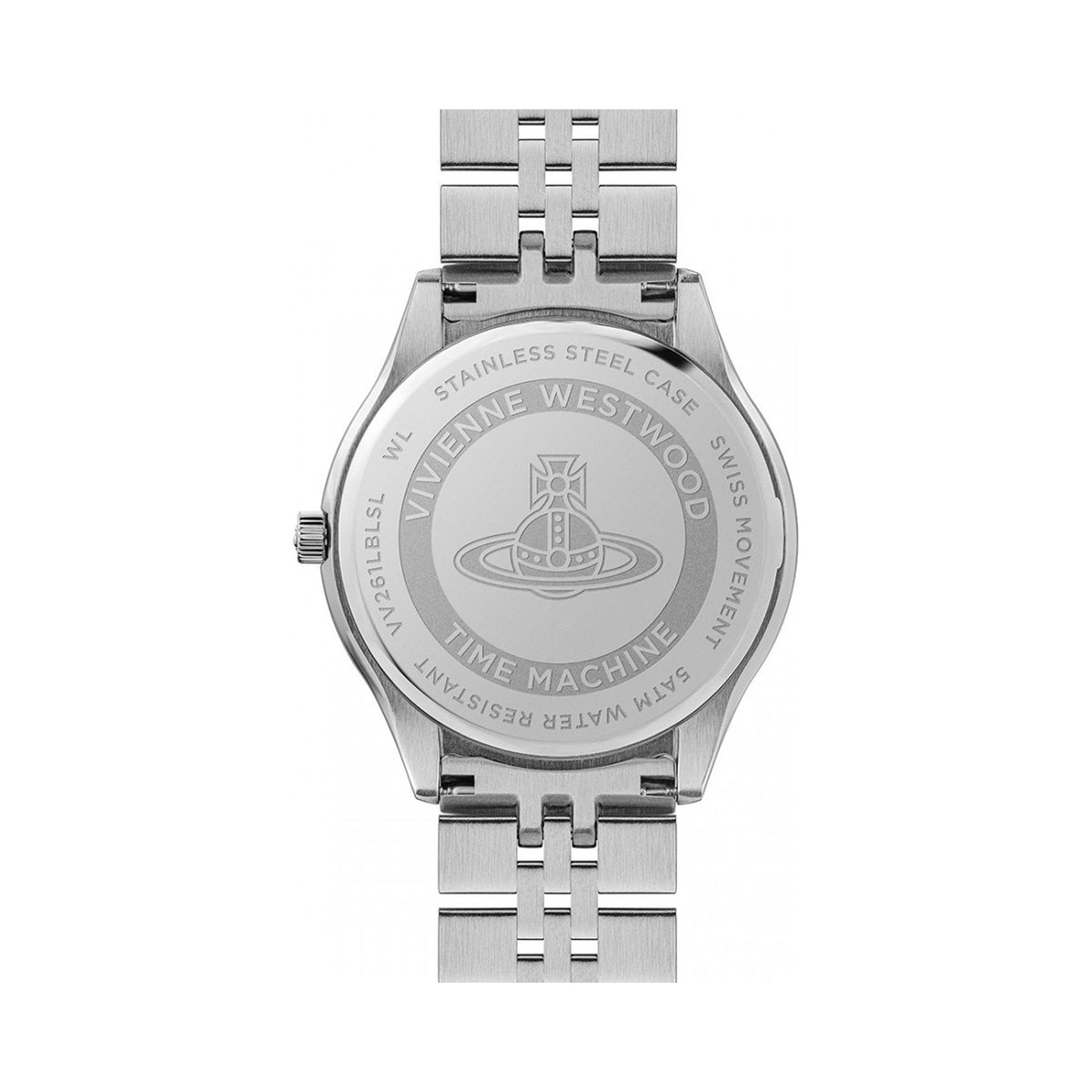 The Vivienne Westwood Ladies Camberwell Stainless Steel Watch, a silver stainless steel jewelry watch from Vivienne Westwood, at OD’s Jewellers in St Helens.
