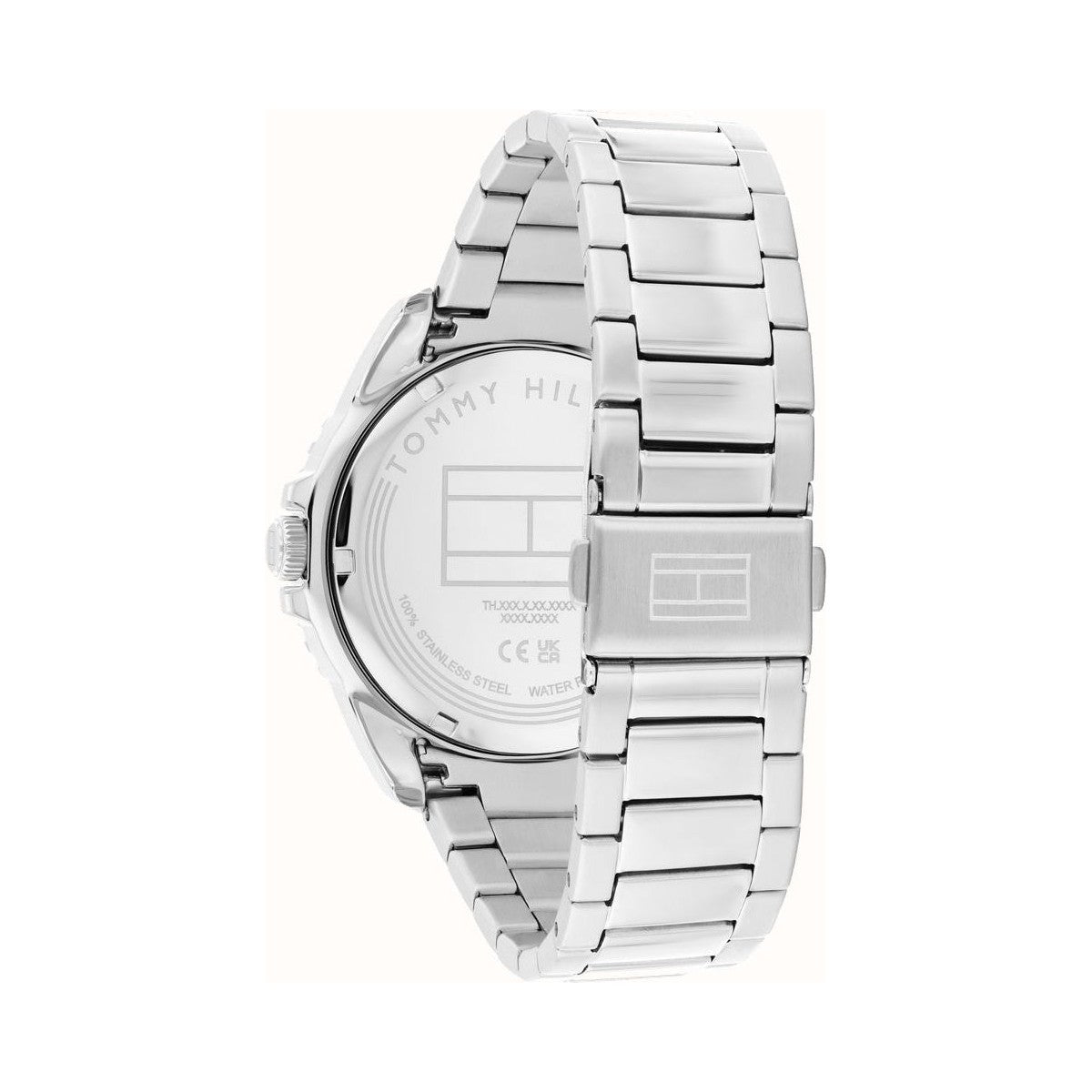 Tommy Hilfiger Mens Oceanic Black Dial Bracelet Watch Stainless Steel by Tommy Hilfiger