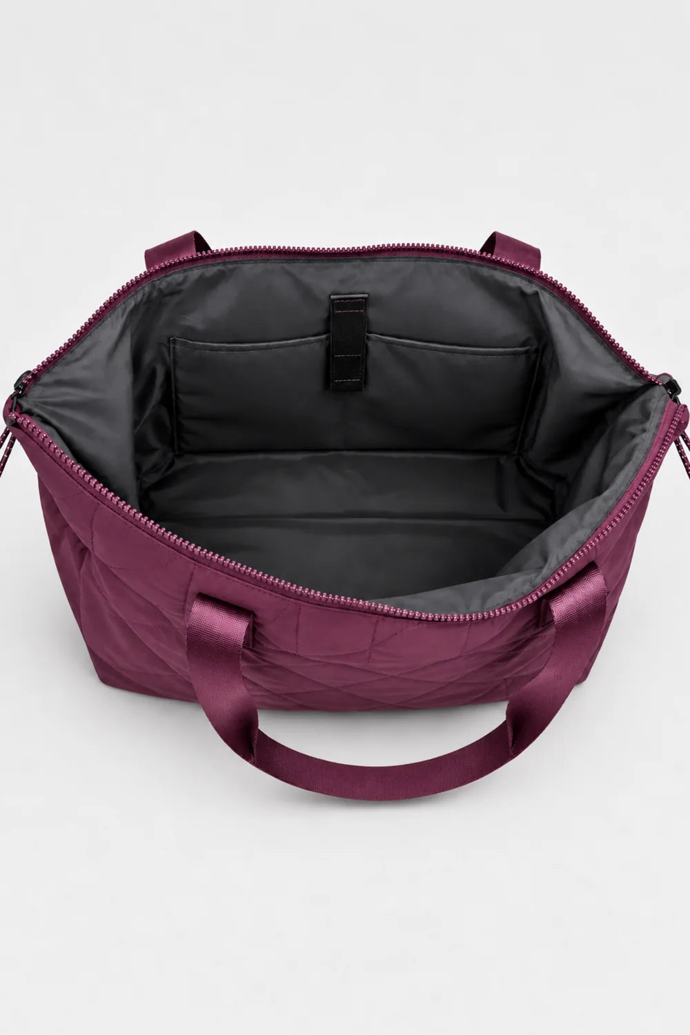 Women's Red Run Activewear Dark Cherry Nylon Tote Bag