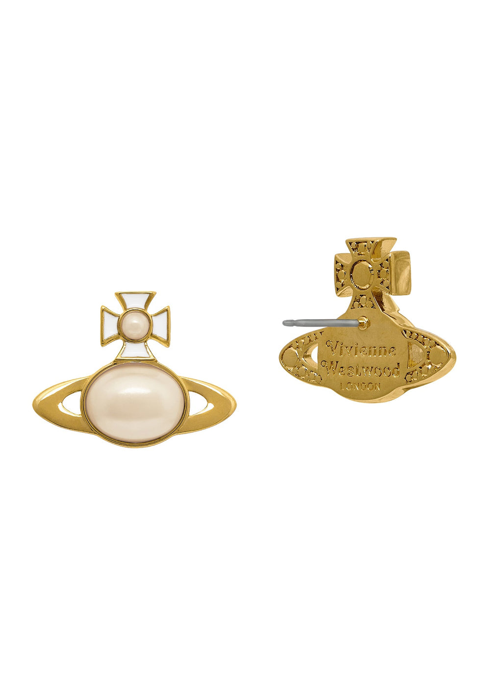 Vivienne Westwood Gaby Pearl Earrings 6201037I-02R963- — view 2