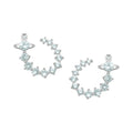 Vivienne Westwood Lydia Aqua CZ Earrings 6203009A-02P775
