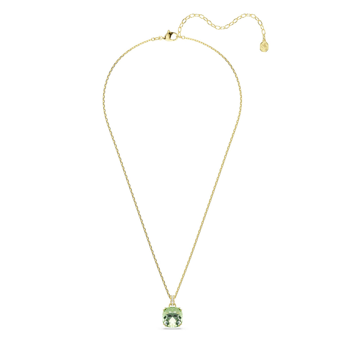 Swarovski Millenia Green Cushion Cut Pendant Necklace 5764821