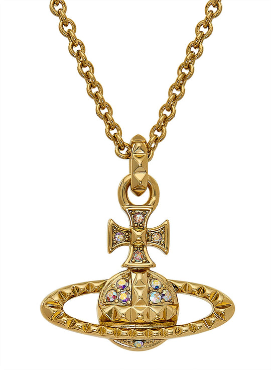 Vivienne Westwood Mayfair Bas Relief Aurora Crystal Necklace 630203EG-02R115-