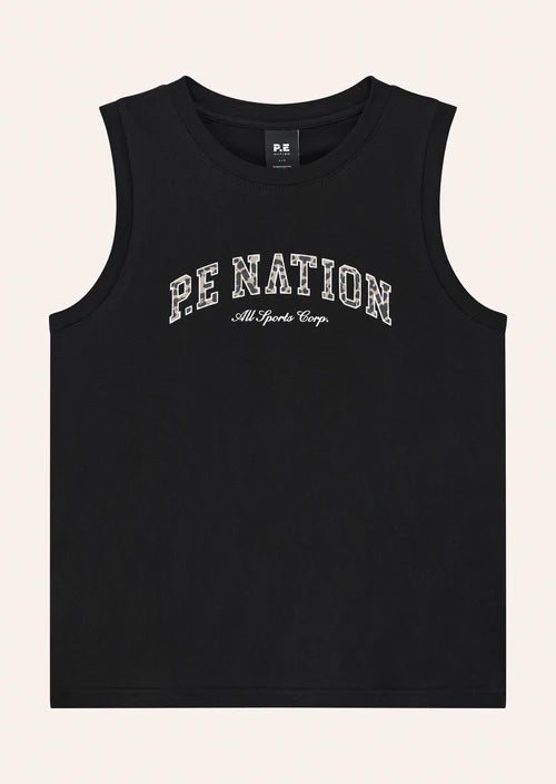 Women's P.E Nation Area Tank Top In Black — view 6
