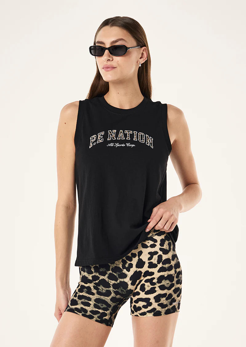 Women's P.E Nation Area Tank Top In Black — view 3