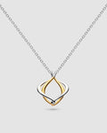 Alicia Golden Petite Necklace in sterling silver