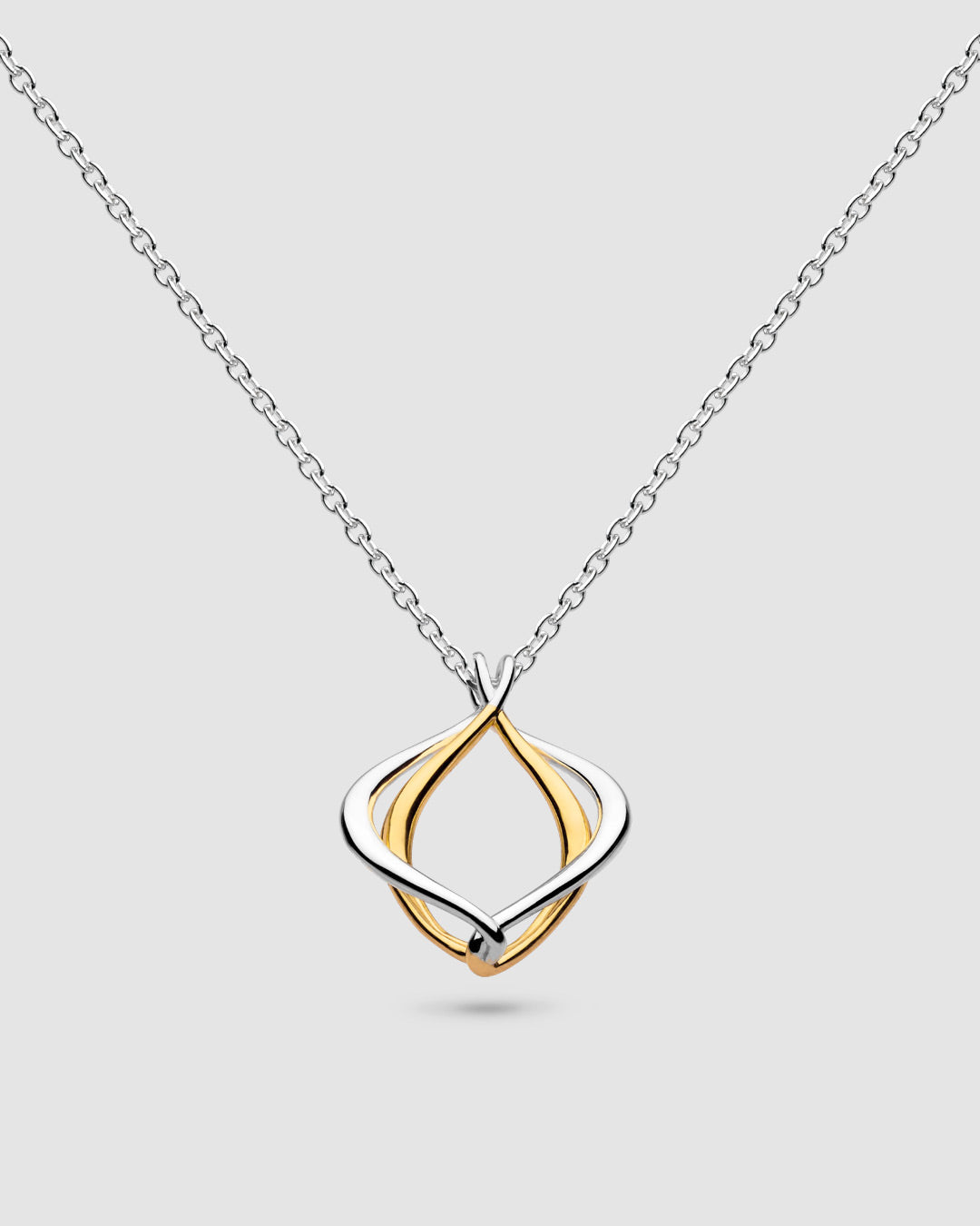 Alicia Golden Petite Necklace in sterling silver
