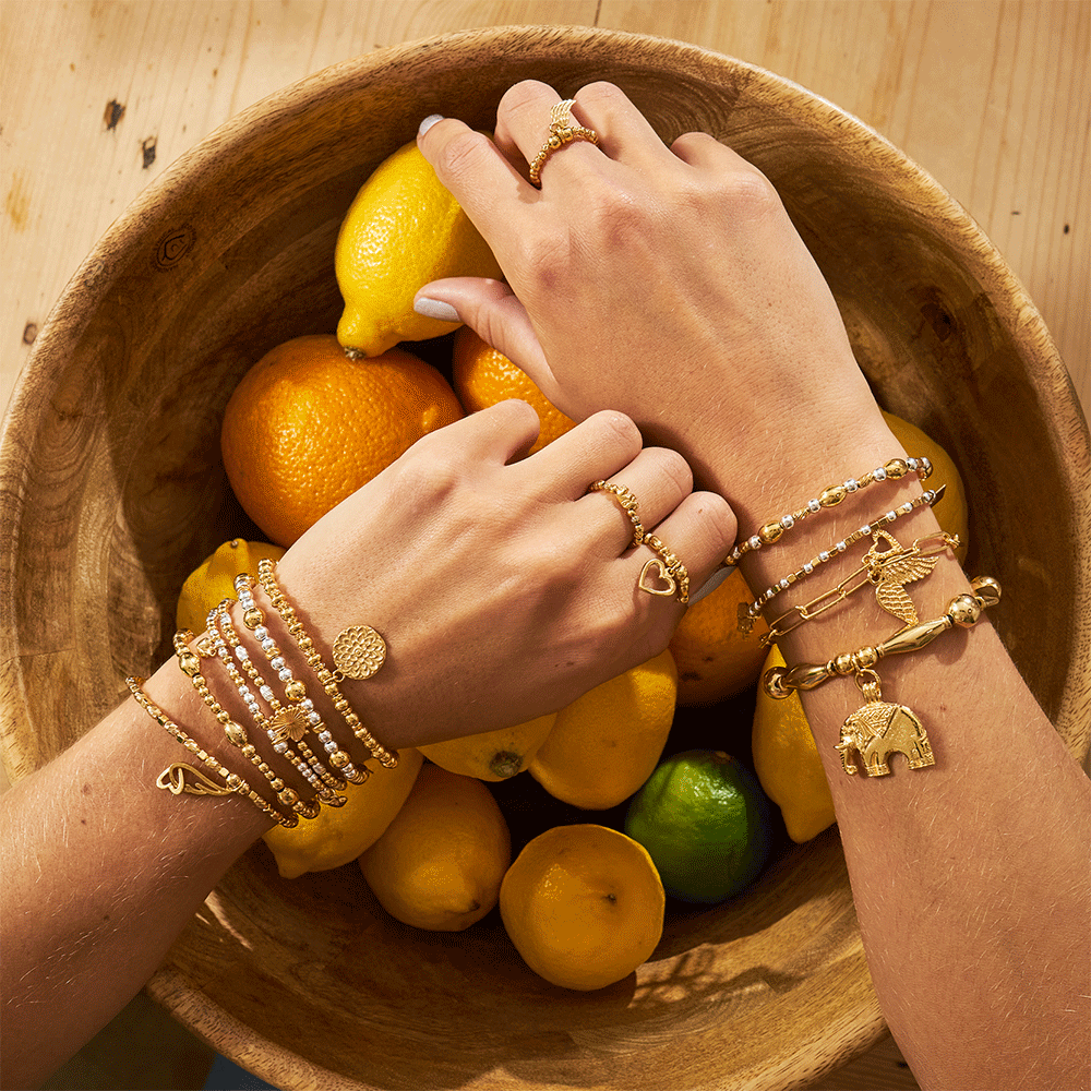 ChloBo Didi Sparkle Moonflower Bracelet SBDS697
