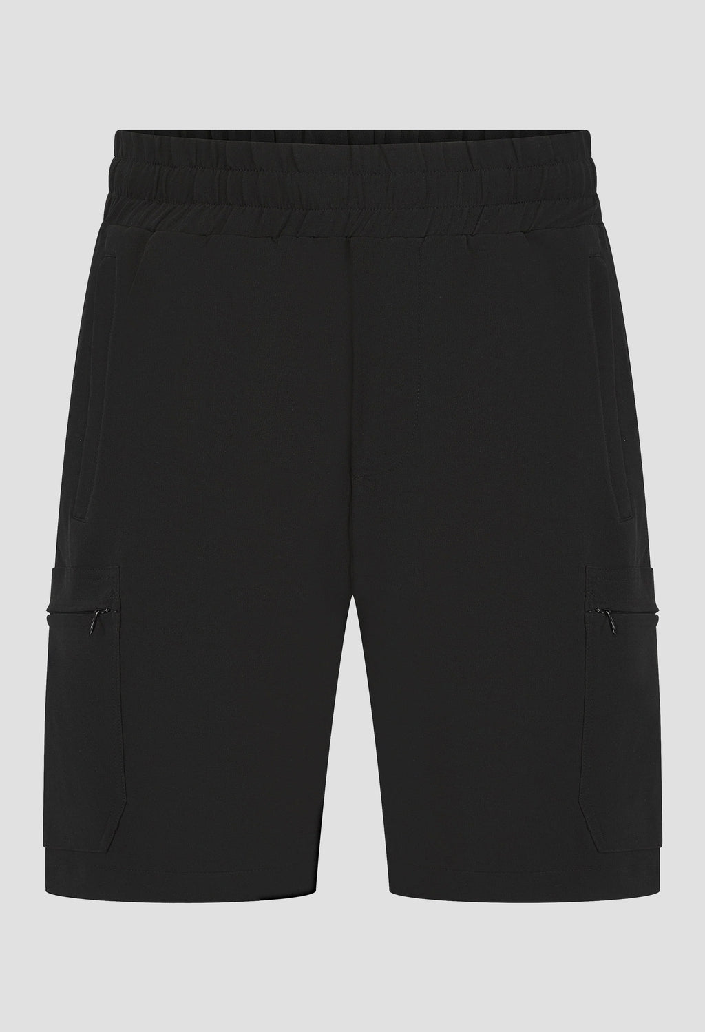 Men's Belier Black Woven Cargo Short — view 4