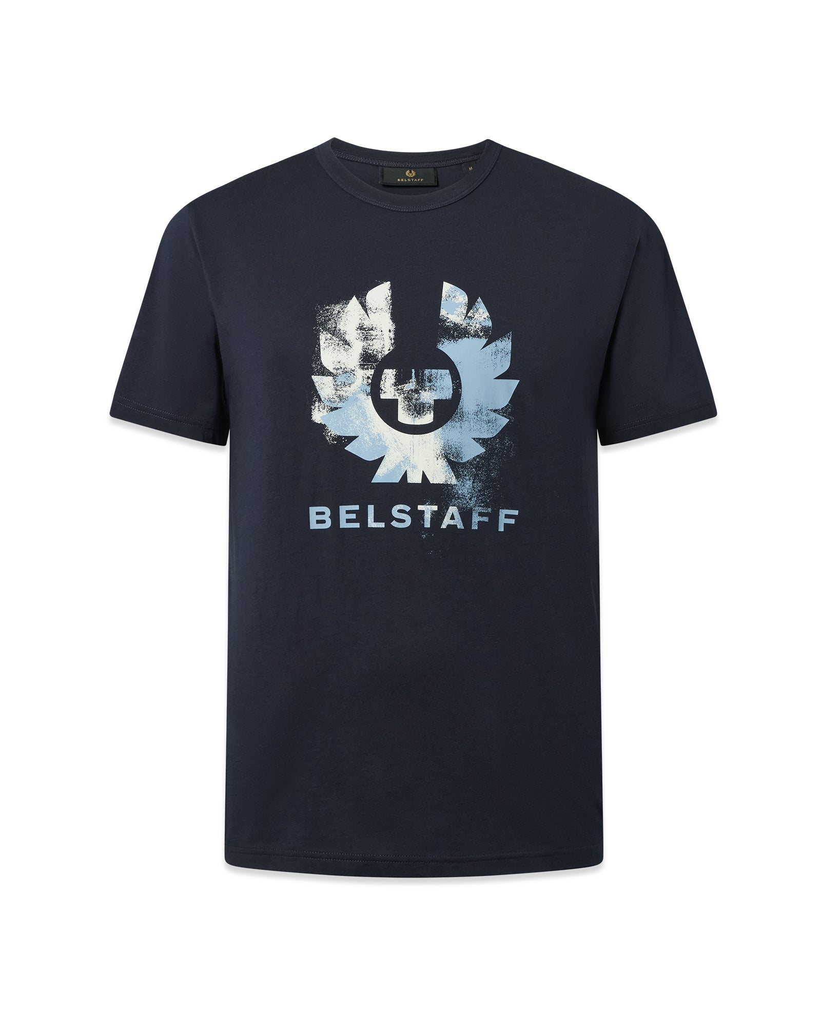Mens Belstaff Dark Ink Blur T Shirt — view 2