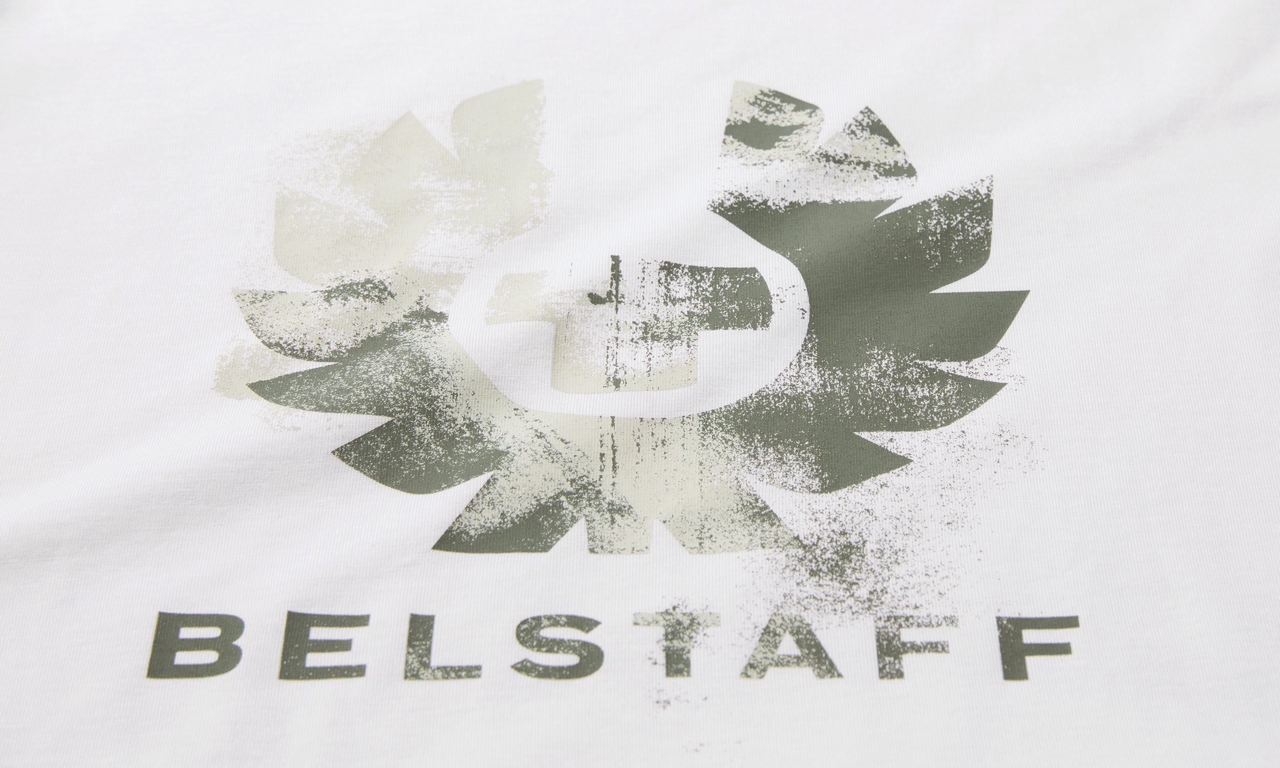 Mens Belstaff White Blur T Shirt — view 3