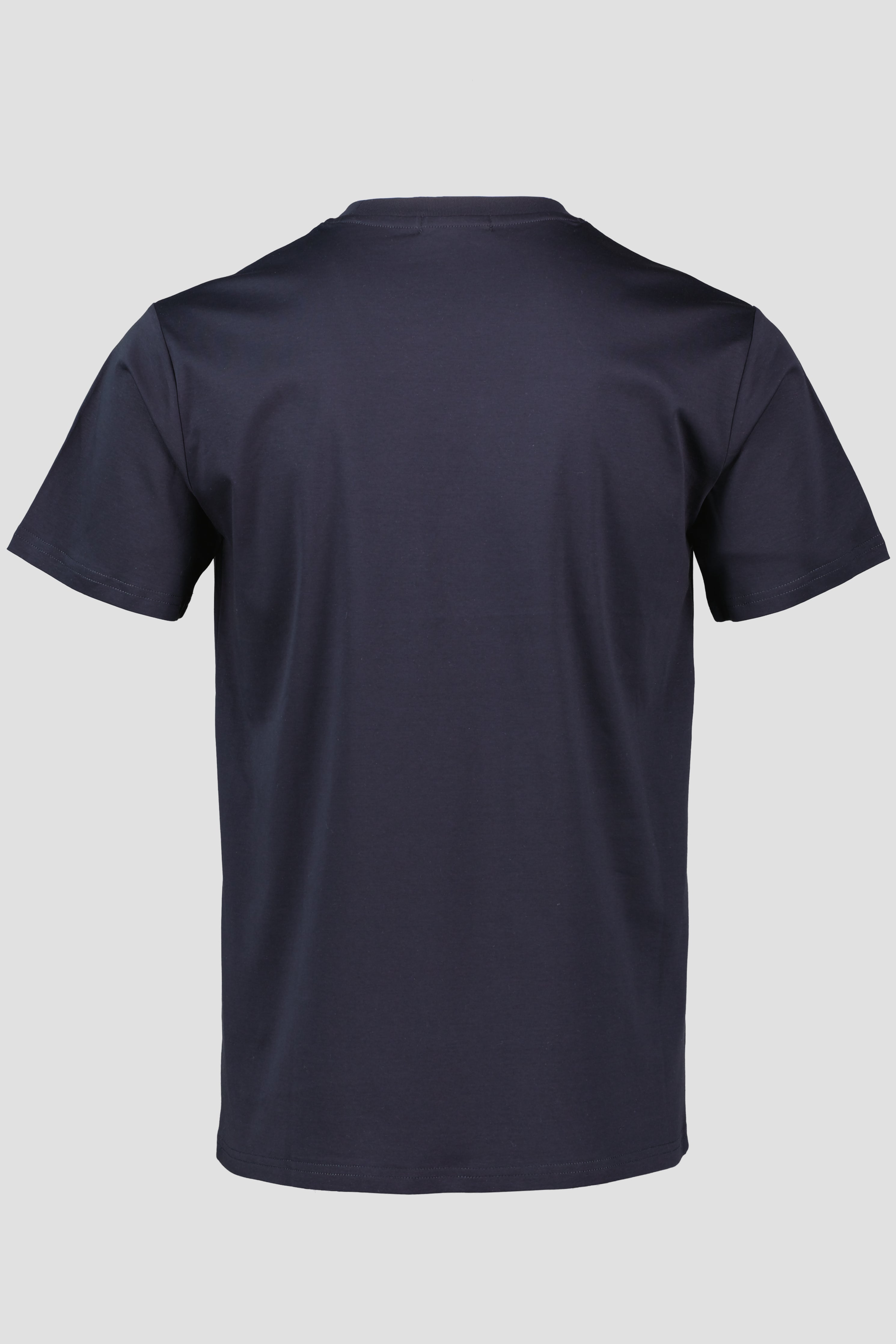 Men's Belier Navy Mercerised T Shirt — view 3