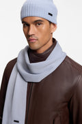 BOSS Black Albas Open Blue Scarve