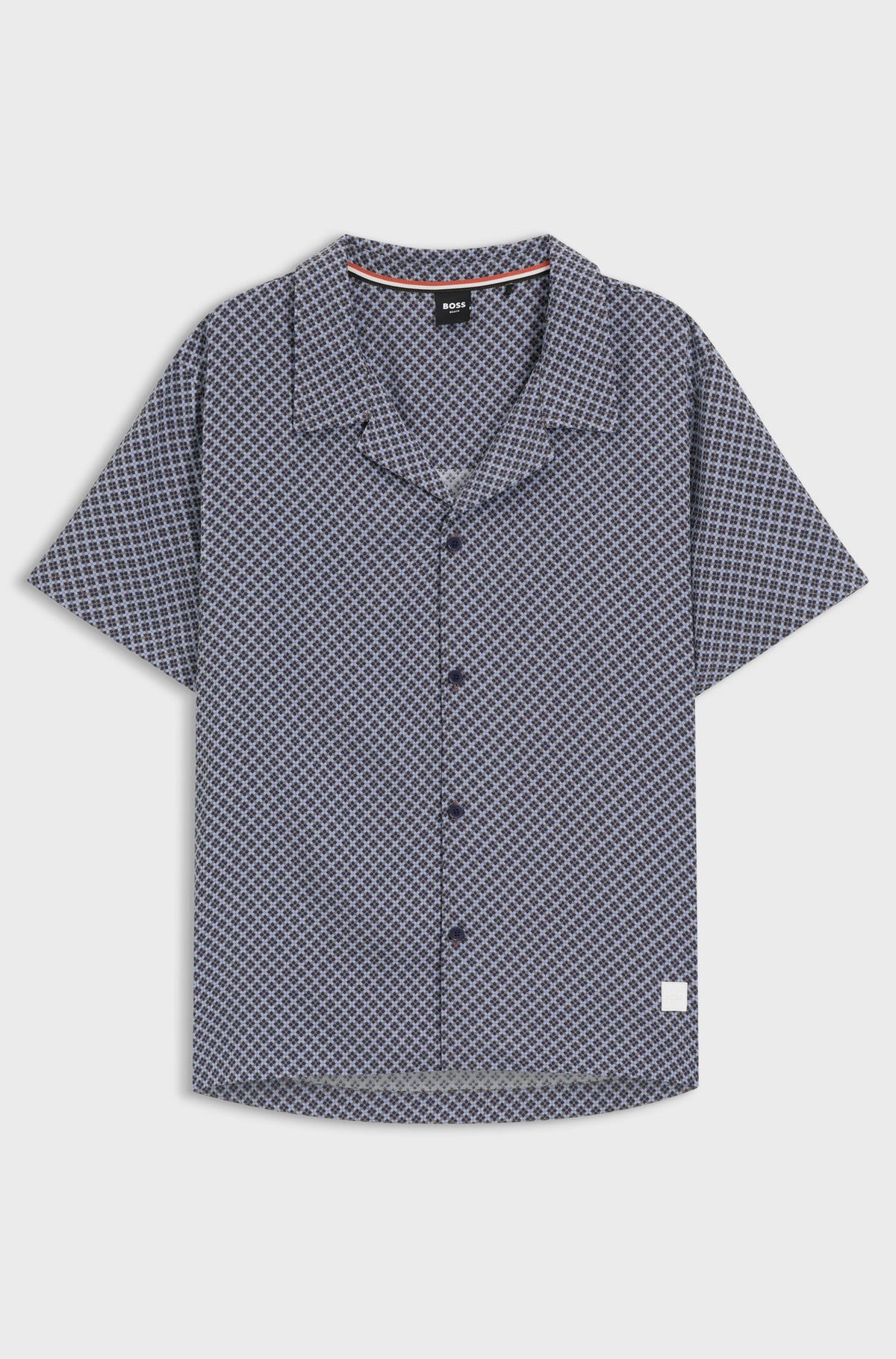 BOSS Black Beach Shirt Open Grey Swimwear