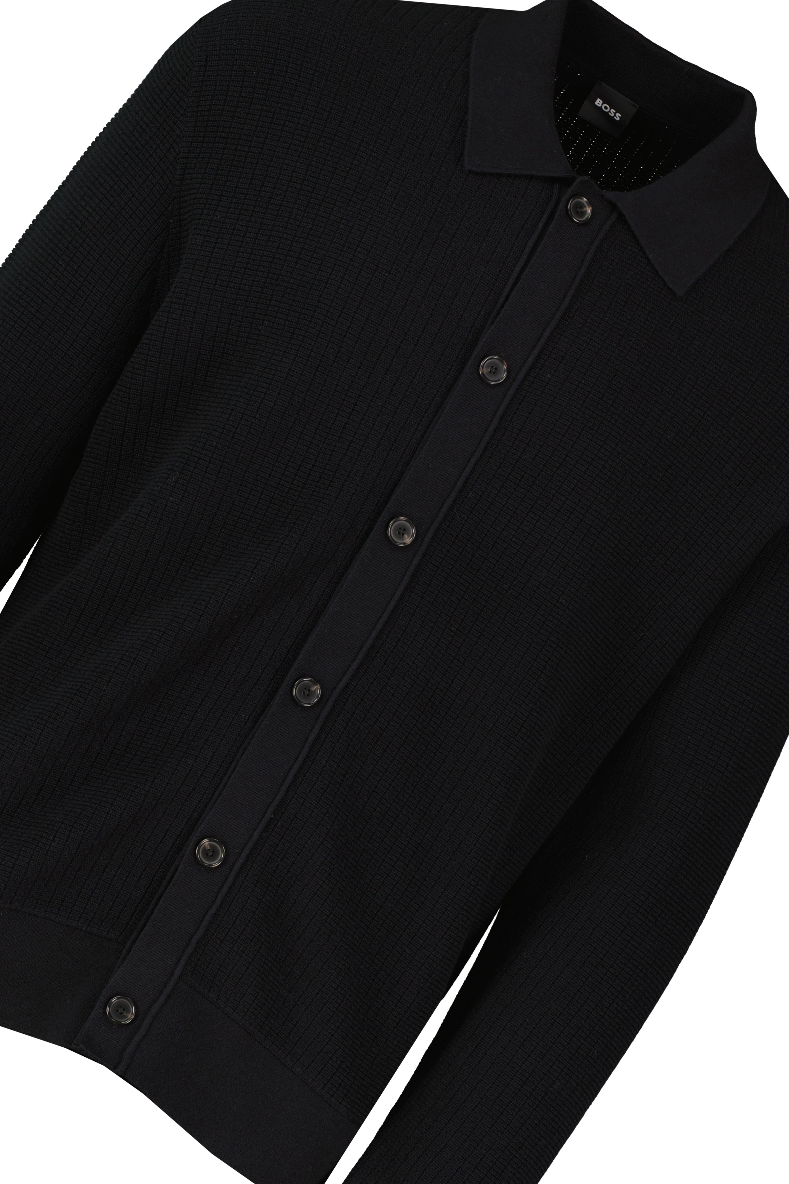 BOSS Black C-Laconico Cardigan Black Knitwear — view 3