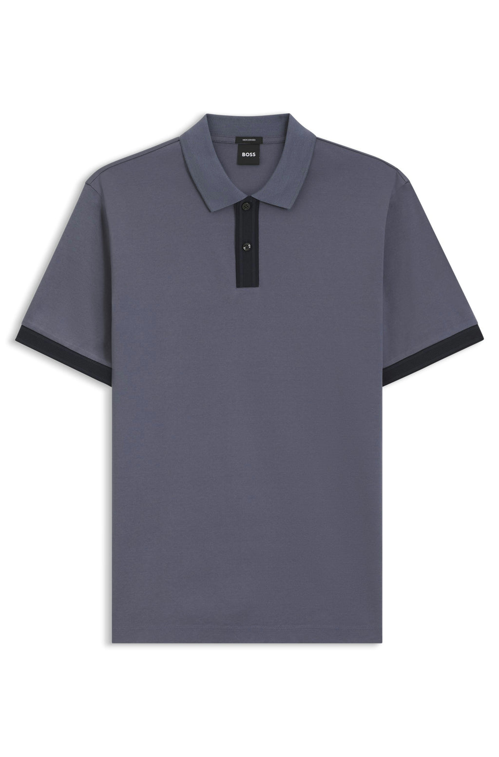 BOSS Black H-Parlay 238 Open Blue Polo Shirt