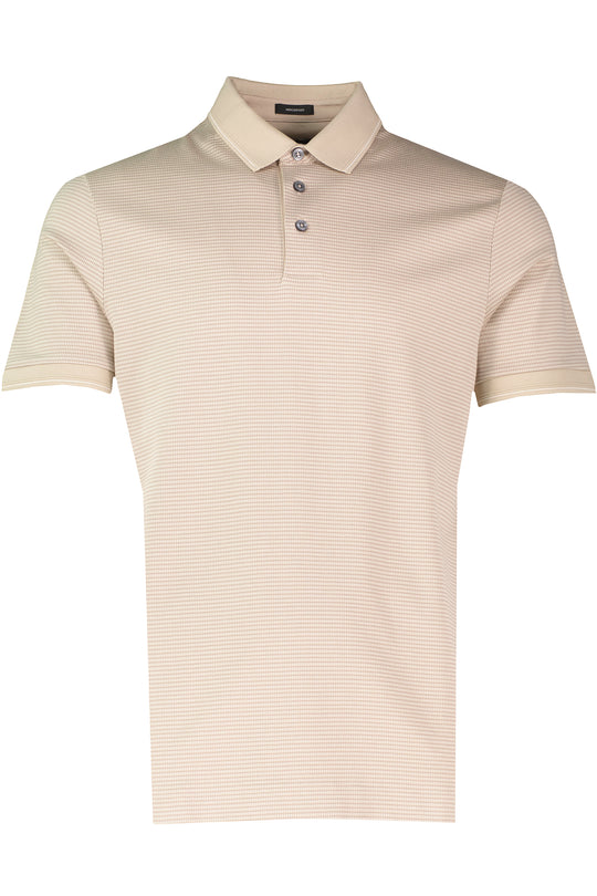 BOSS Black H-Parlay 242 Open Beige Polo Shirt