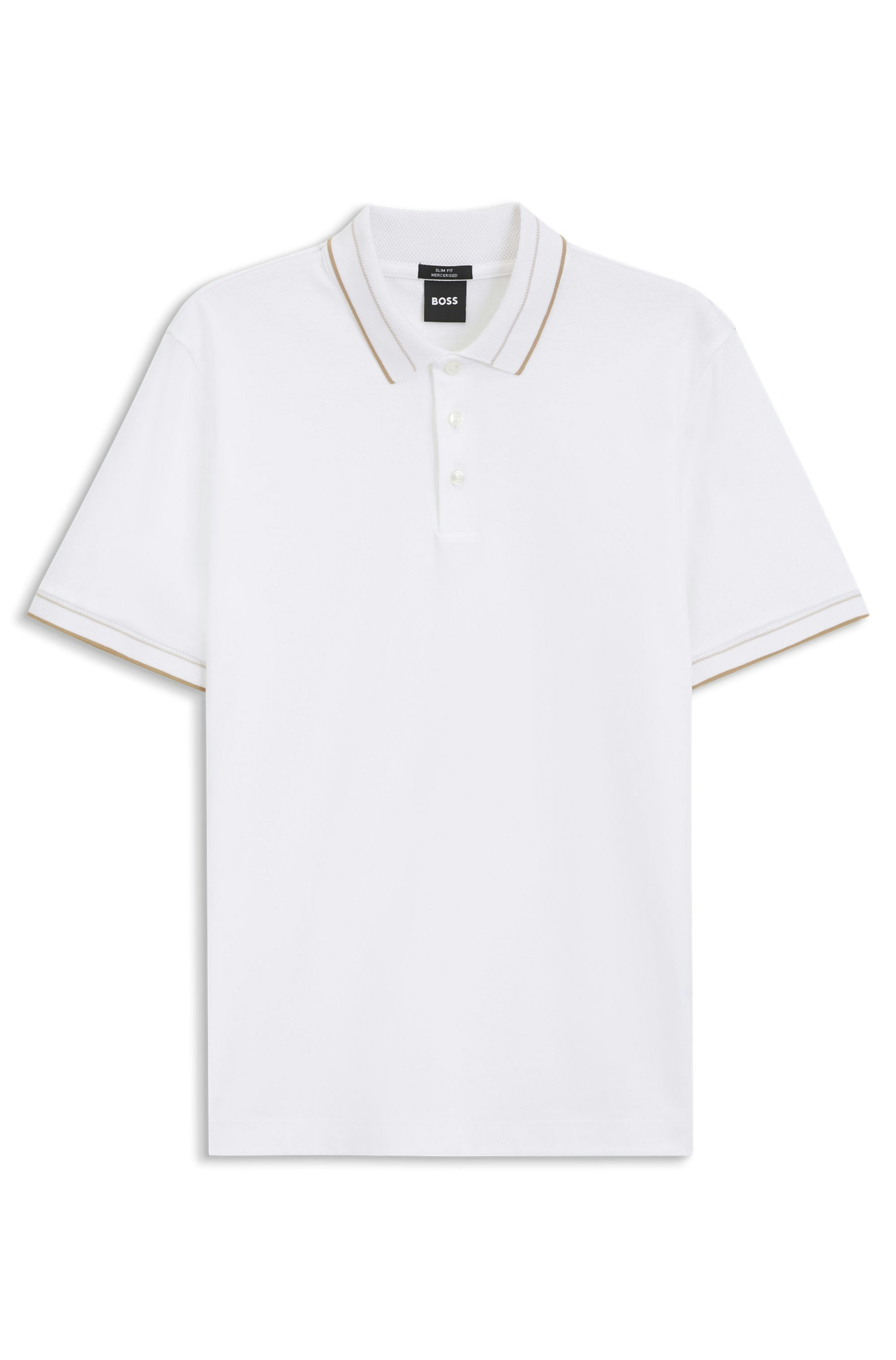 BOSS Black H-Phillipson 195 White Polo Shirt — view 2