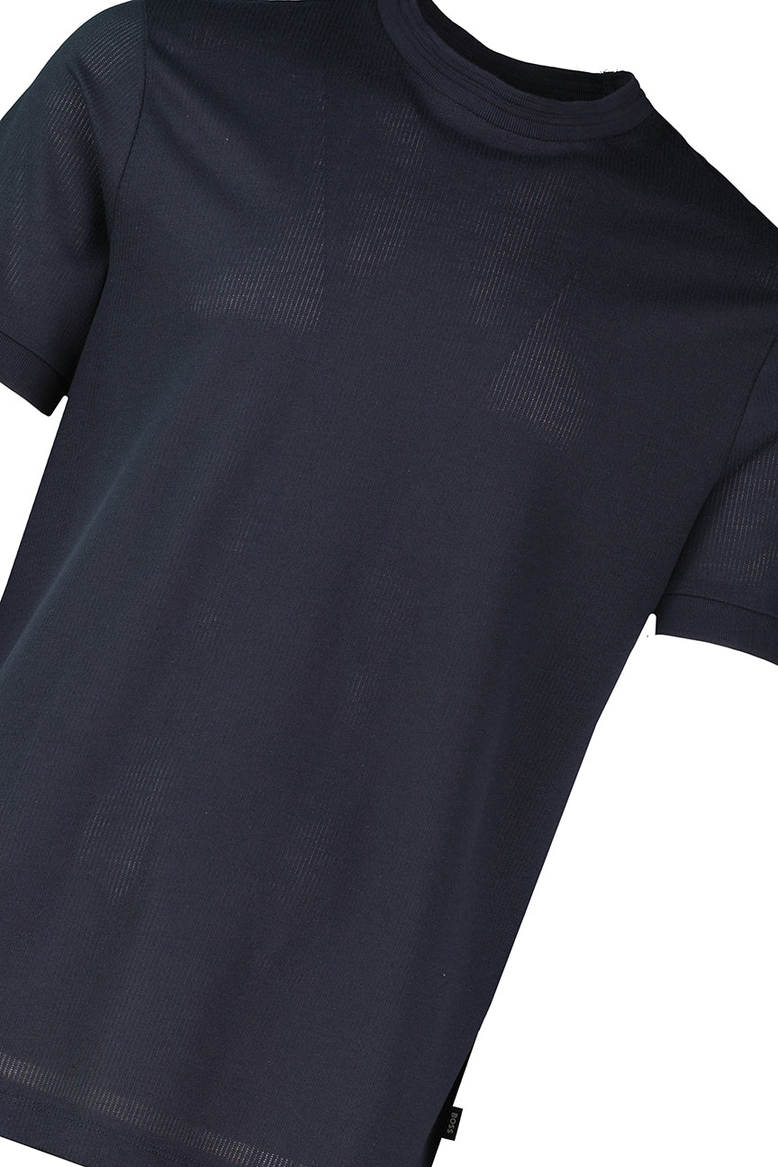 BOSS Black H-Thompson 70 Dark Blue T Shirt
