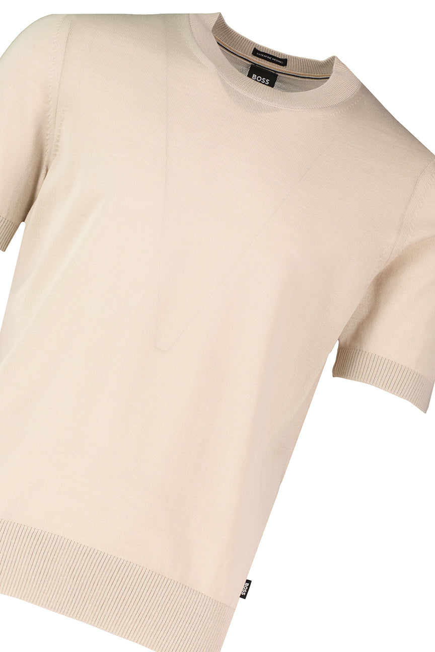 BOSS Black H-Umauro Open Beige Knitwear
