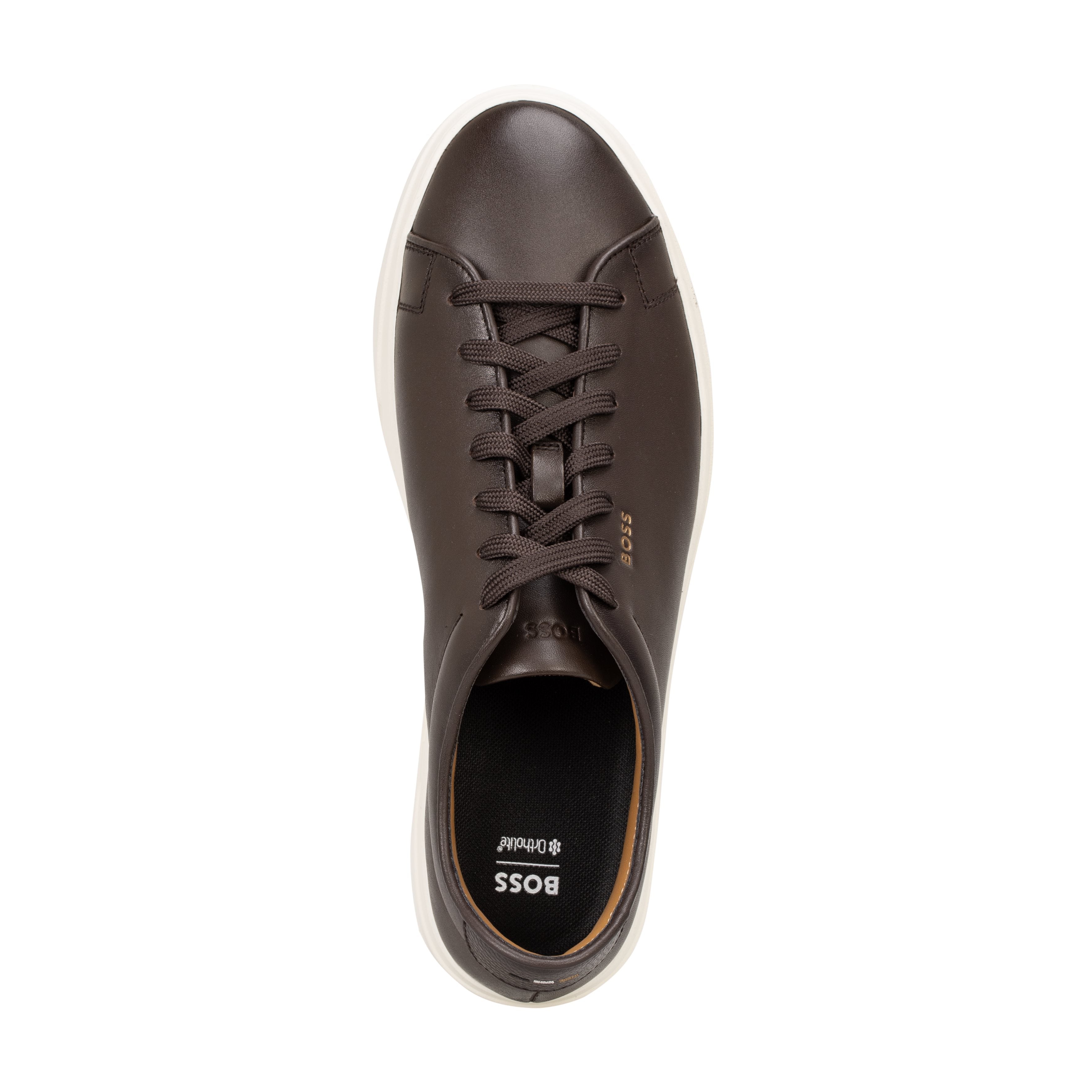 BOSS Black Kieran Tenn butb Dark Brown Trainers — view 3
