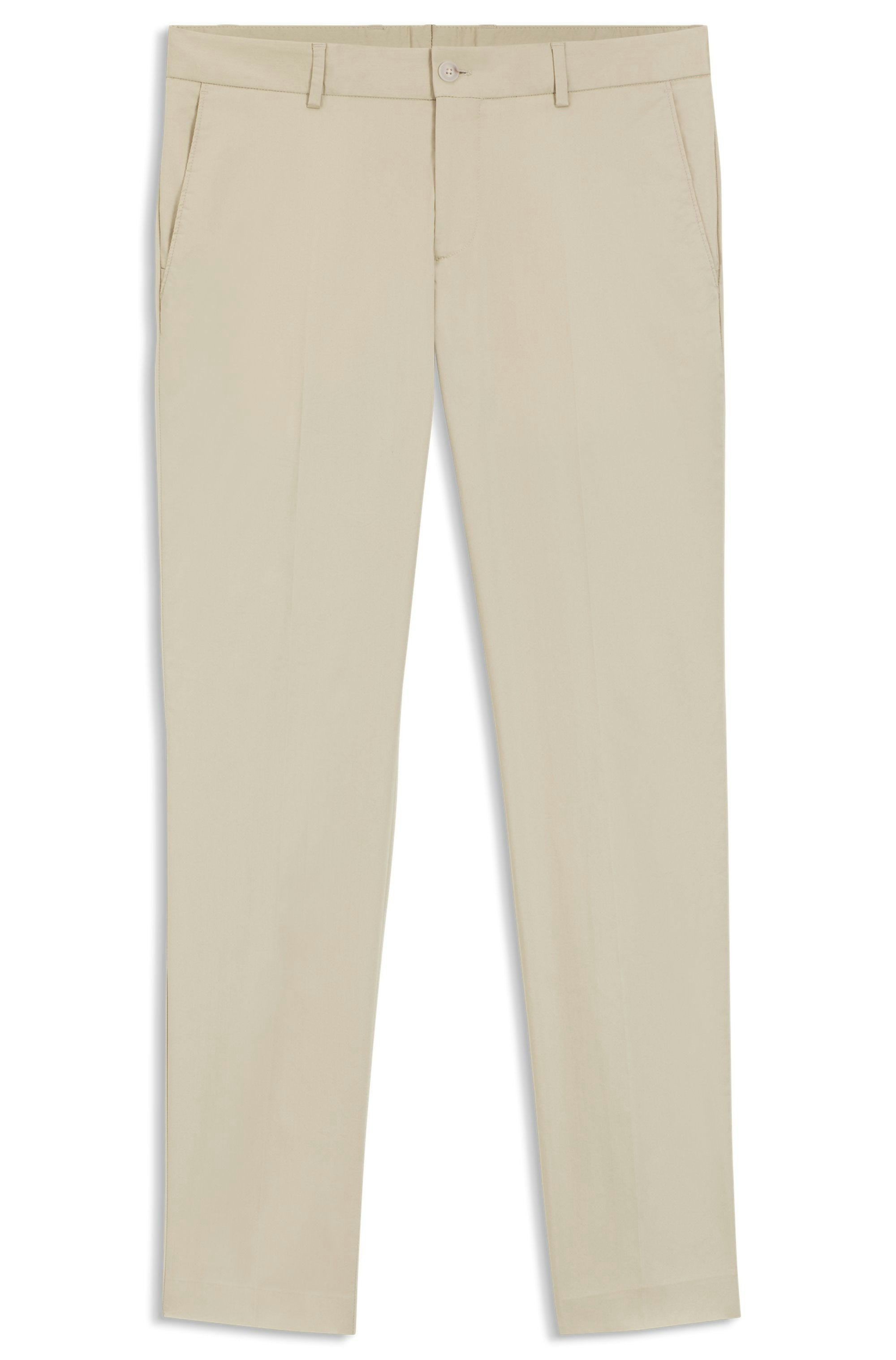 BOSS Black P-Genius-W-WG-262F Open Beige Trousers