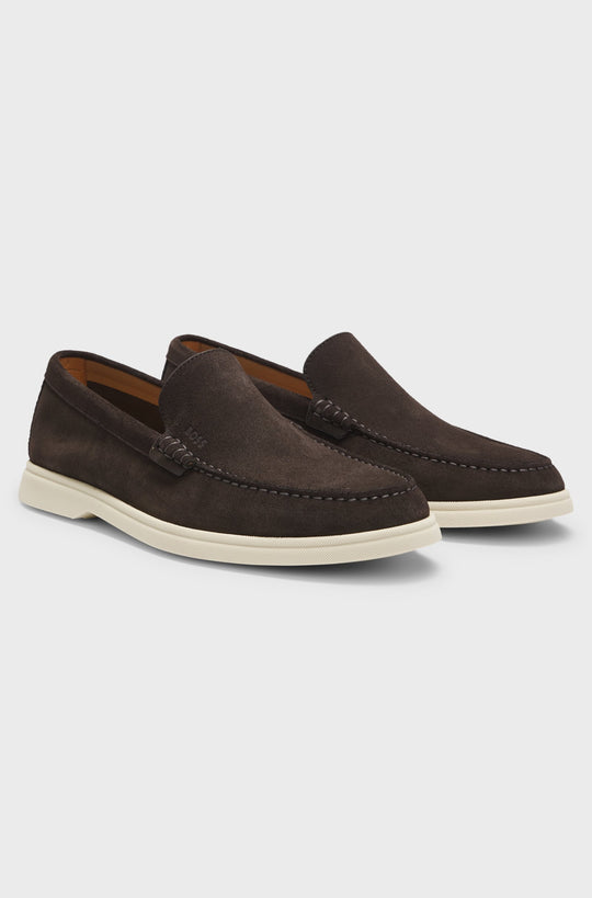 BOSS Black Sienne_Loaf_sd_N Dark Brown Loafers