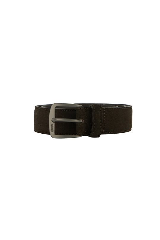 BOSS Black Syhr-Sd-St_Sz35 Dark Brown Belt