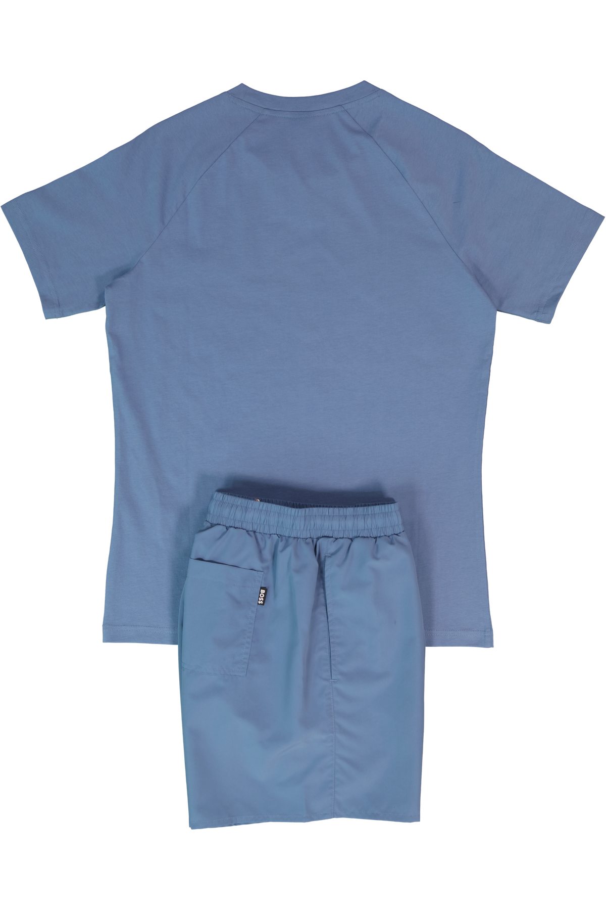 BOSS Black T-Shirt RN Slim Fit Light/Pastel Blue & Swordfish Swimwear Set — view 2