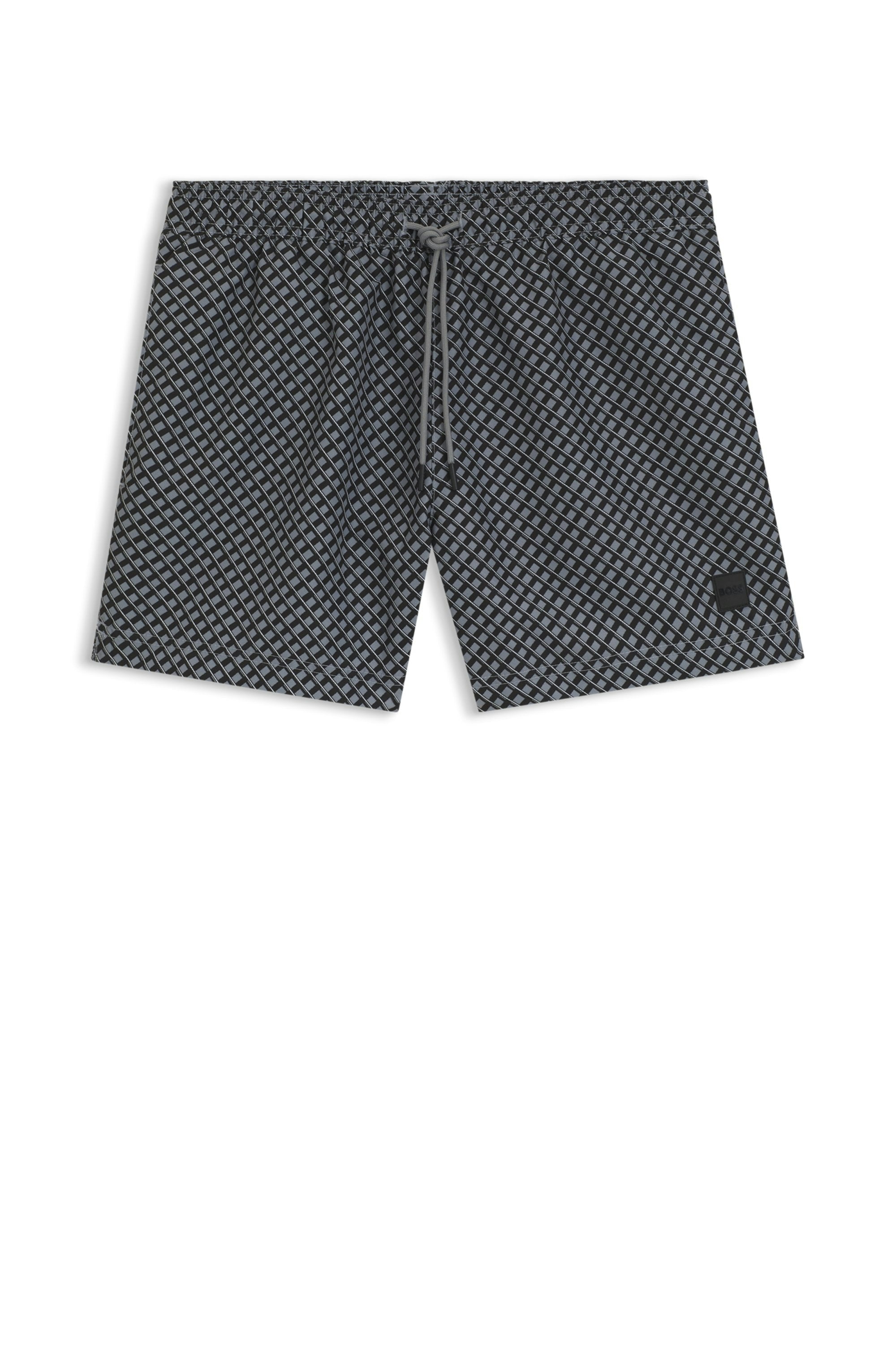 BOSS Black Vibe Open Grey Swimshorts