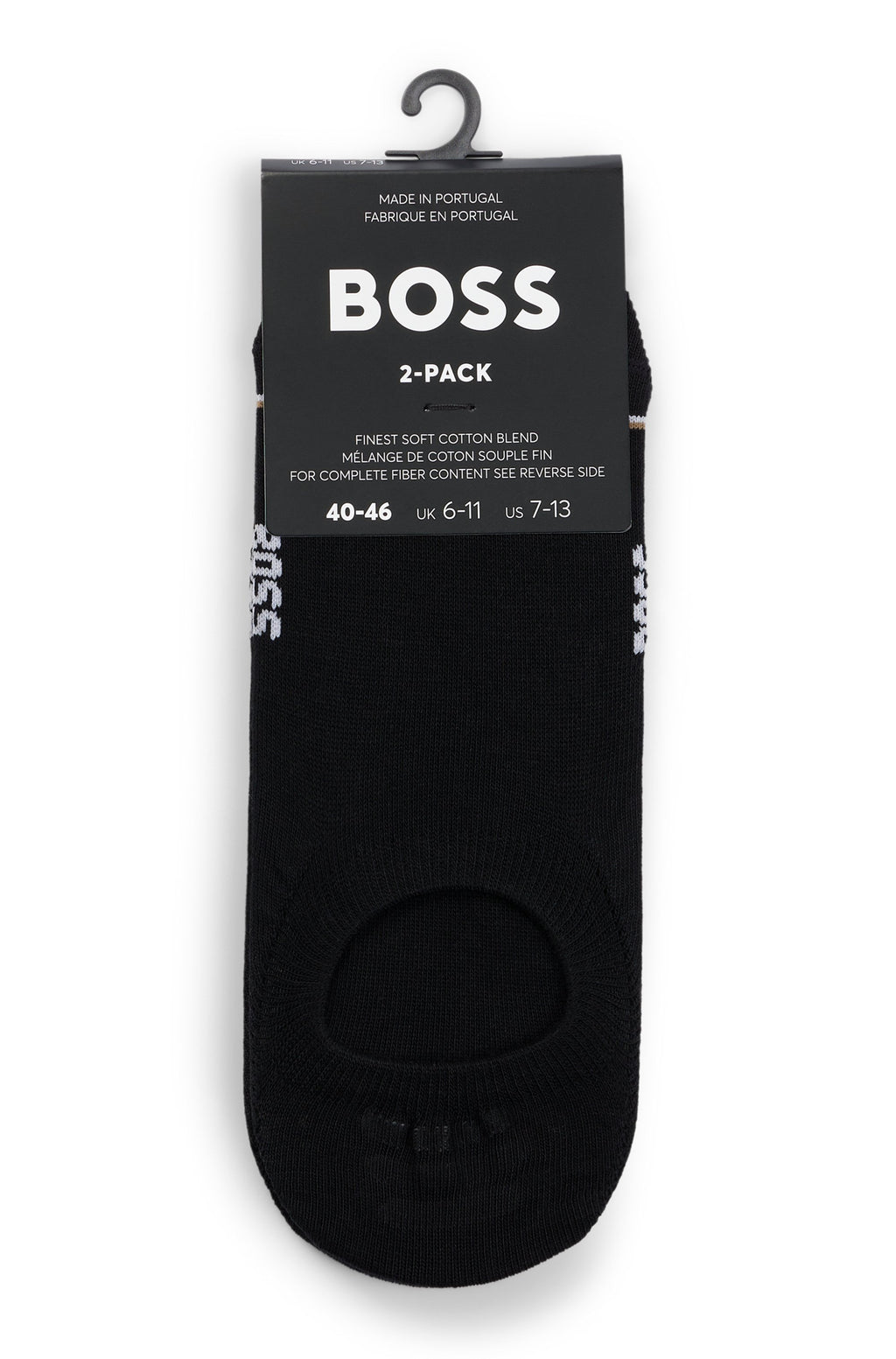 BOSS Bodywear & Swimwear 2P LC Iconic CC Black Socks